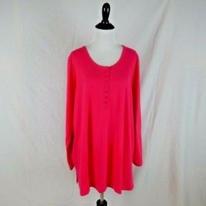 Woman Within Hot Pink Tee Shirt Size 18 / 20